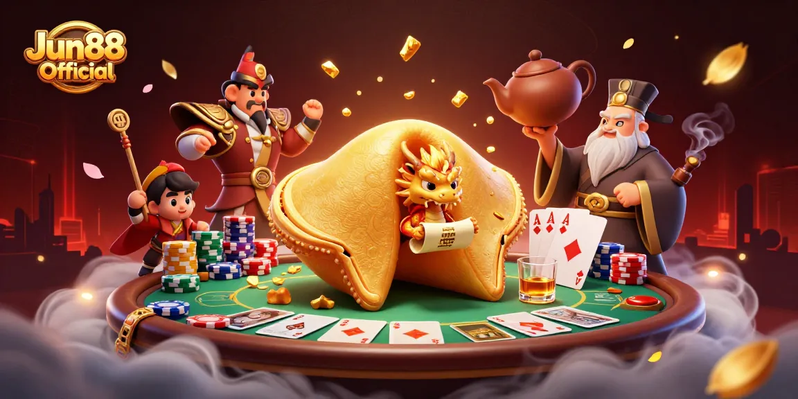 Experience gaming excitement with Jun88 Official featuring vibrant casino elements and dynamic characters.