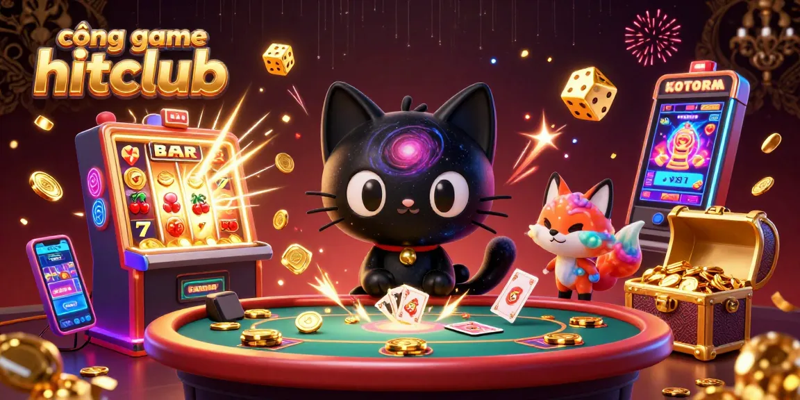 Experience engaging gameplay at cổng game hitclub with charming characters and vibrant casino elements.