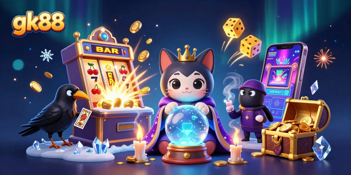 Experience thrilling wins at gk88 with vibrant slot machines and mystical gaming characters.