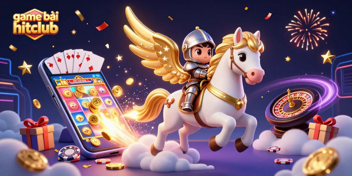 Engage with game bài hitclub in a vibrant 3D casino scene featuring thrilling action.