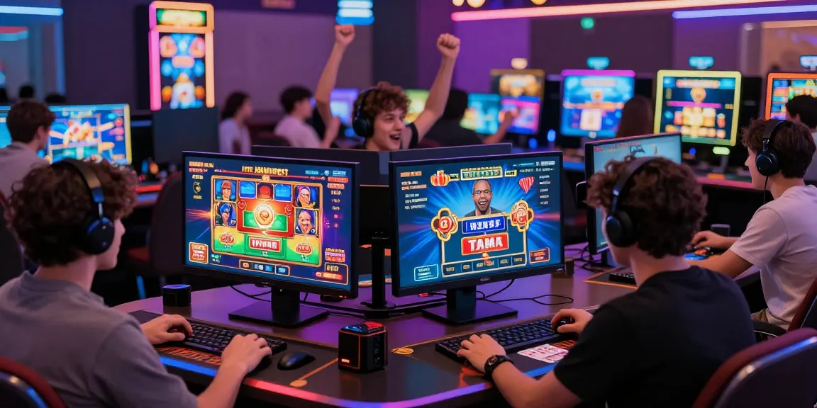 Exciting gaming experience at HAYWIN online casino with diverse players and vibrant atmosphere.