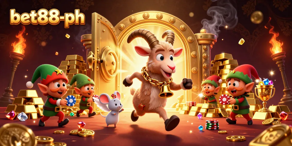 Engage in thrilling gaming at bet88-ph with spooky festive characters in a vibrant 3D casino scene.