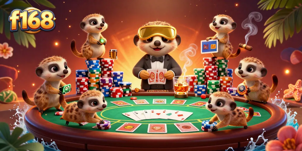 Experience winning strategies at f168 with lively meerkats managing an exciting casino scene.